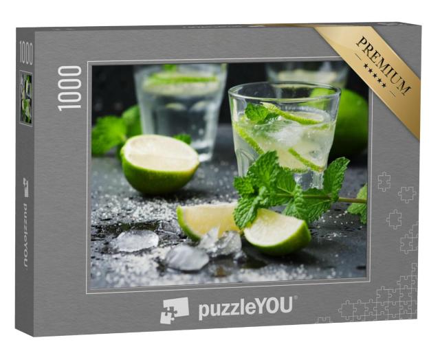 Puzzel 1000 stukjes „Mojito cocktail: traditioneel geserveerd“