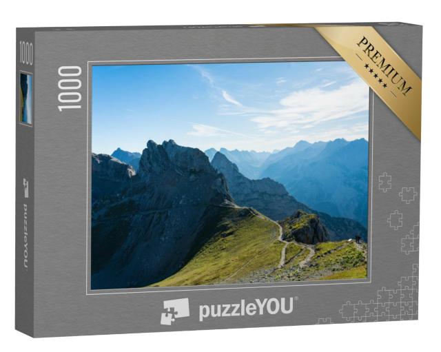 Puzzel 1000 stukjes „Wild Karwendelgebergte, Duitsland“