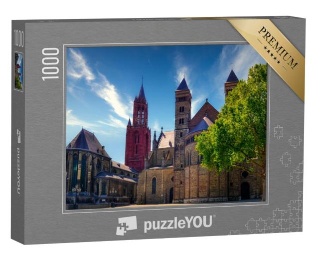 Puzzel 1000 stukjes „Sint-Janskerk en Sint-Servaasbasiliek, Maastricht“