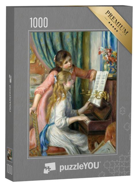 Puzzel 1000 stukjes „Twee jonge meisjes aan de piano, Auguste Renoir 1892“