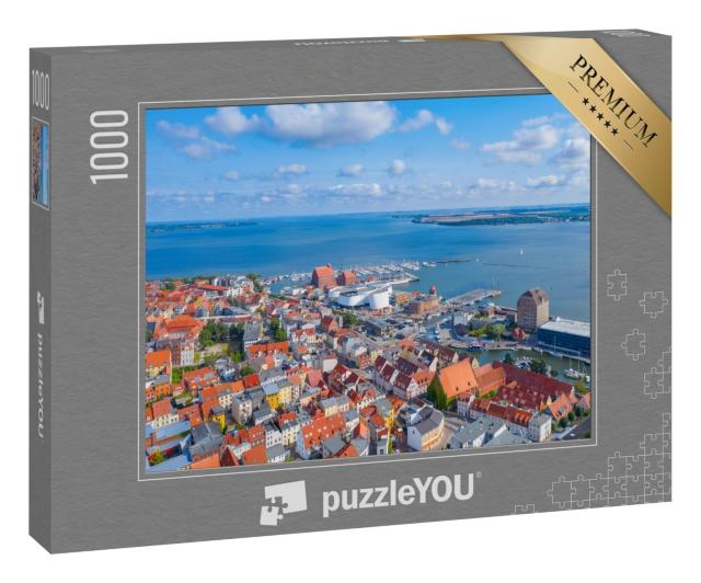 Puzzle „Panoramablick über Stralsund“