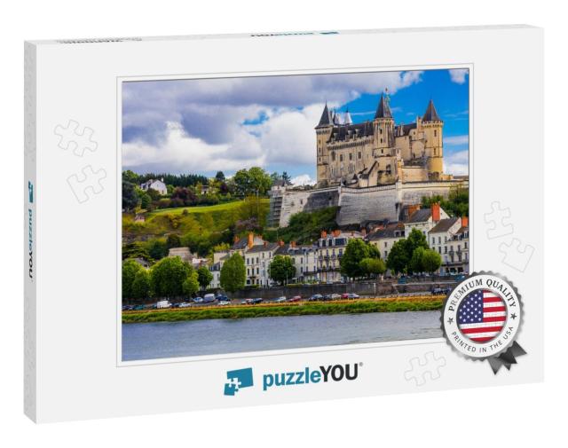 Great Medieval Castles of Loire Valley - Beautiful Saumur... Jigsaw Puzzle