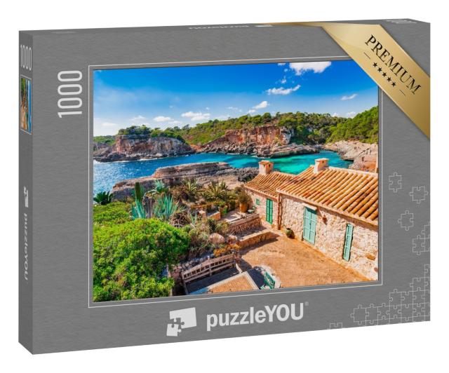 Puzzle 1000 Teile „Schöne Aussicht auf die Küsten von Mallorca, Spanien“
