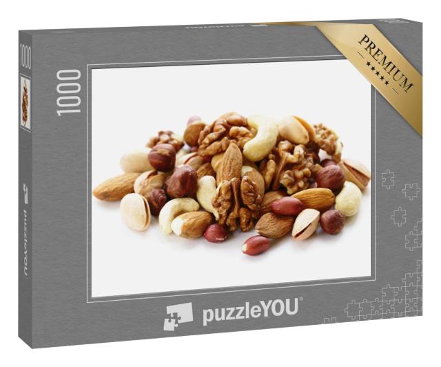 Puzzle 1000 Teile „Cashews, Pistazien, Haselnüsse, Walnüsse, Mandeln“