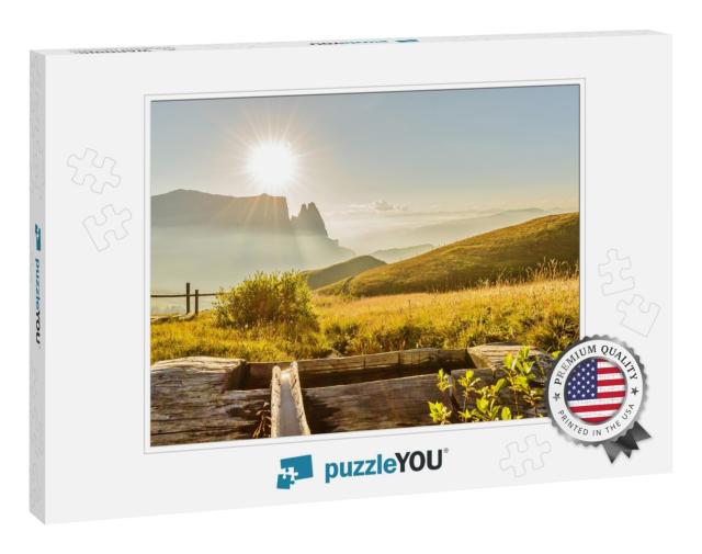 Schlern, Seiser Alm... Jigsaw Puzzle