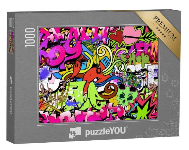 Puzzel 1000 stukjes „Graffitikunst“