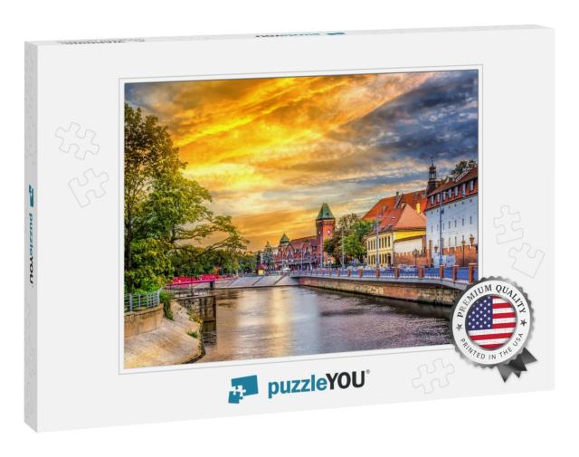 City of Wroclaw in a Sunny Summer, Poland... Jigsaw Puzzle