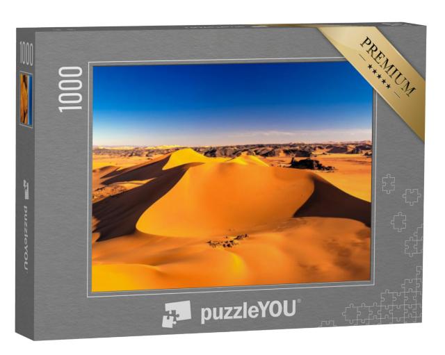 Puzzel 1000 stukjes „Zonsondergang in het Nationaal Park Tassili nAjjer, Algerije“