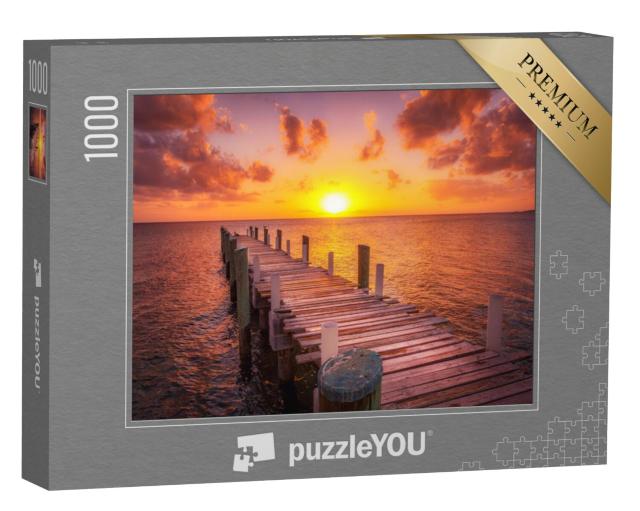 Puzzel 1000 stukjes „Vissteiger in Eleuthera op de Bahama's“