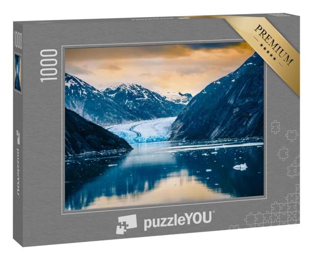 Puzzle 1000 Teile „Sawyer-Gletscher, Tracy Arm Fjord in Alaska Panhandle“