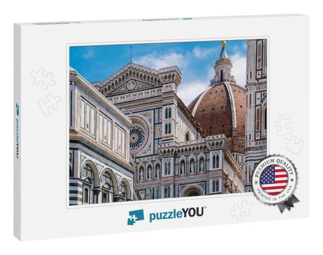 Florence Duomo, Italy. Santa Maria Del Fiore Cathedral Ba... Jigsaw Puzzle