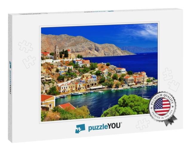 Wonderful Greece. Symi Island, Dodecanese... Jigsaw Puzzle