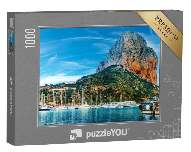 Puzzel 1000 stukjes „Spectaculaire haven bij Calpe, Alicante, Spanje.“