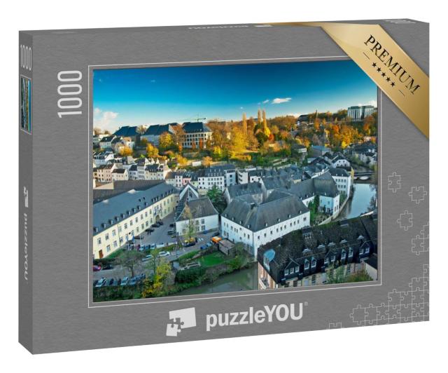 Puzzle 1000 Teile „Stadtansicht von Luxemburg“