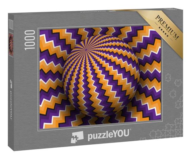 Puzzle 1000 Teile „Optische Täuschung: Die schwebende Kugel“