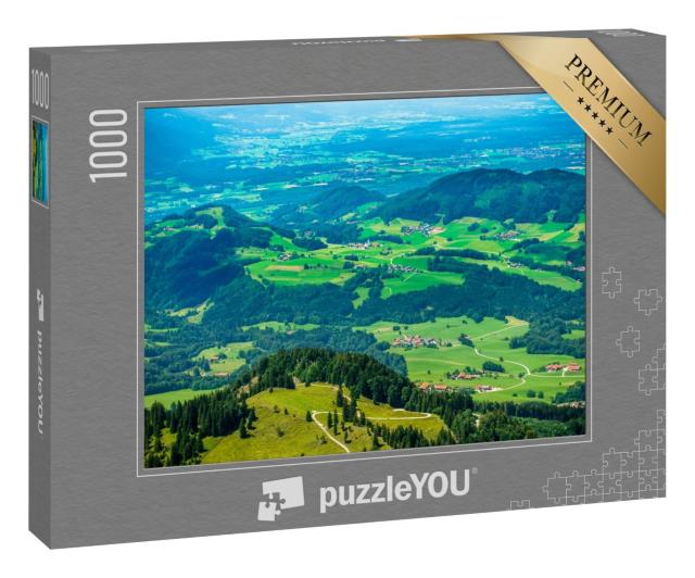 Puzzle 1000 Teile „Aussicht vom Hochries - Bayern“