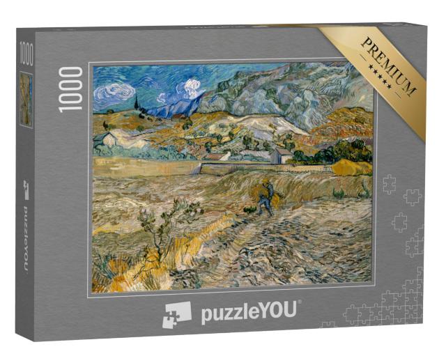 Puzzel 1000 stukjes „Vincent van Gogh - Landschap in Saint-Rémy“