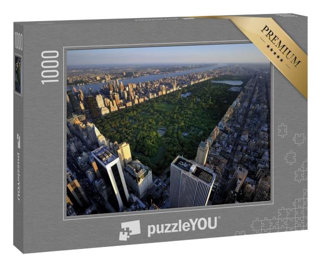 Puzzle 1000 Teile „Central Park und Manhattan von oben, New York“