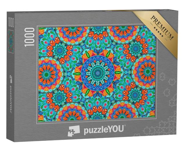 Puzzel 1000 stukjes „Abstract patroon in Arabische stijl“