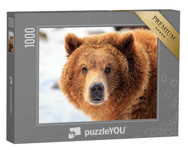 Puzzel 1000 stukjes „Grizzly beer“