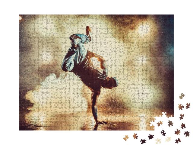 Puzzle 1000 Teile „Körperbeherrschung: Breakdance “