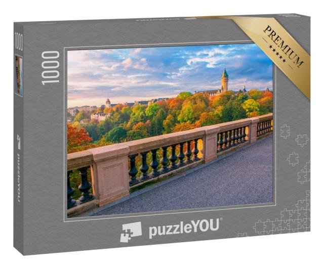 Puzzle 1000 Teile „Wunderschönes Luxemburg im Herbst“