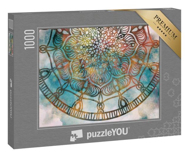 Puzzle 1000 Teile „Wunderschönes Mandala“