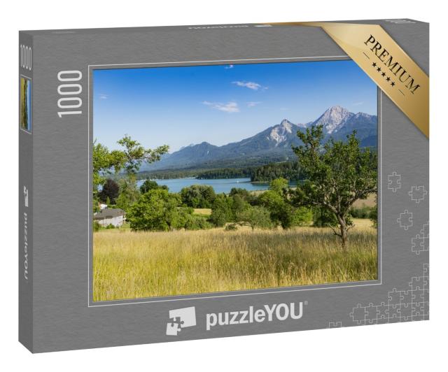 Puzzle 1000 Teile „Panoramablick auf den Ossiachersee, Kärnten“