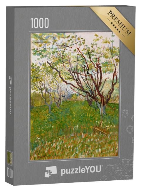 Puzzel 1000 stukjes „Vincent van Gogh - De bloeiende boomgaard“