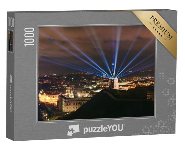 Puzzel 1000 stukjes „Oude binnenstad van Vilnius, Litouwen“