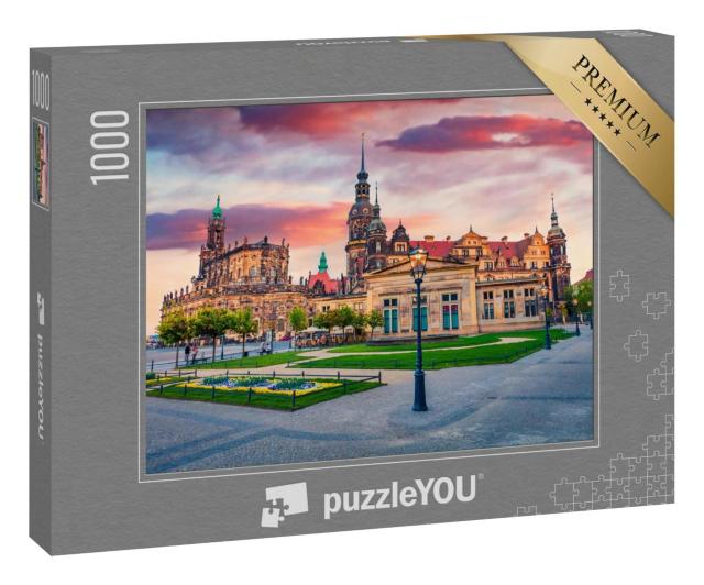 Puzzle 1000 Teile „Dresdner Kurfürstliches Residenzschloss, Deutschland“