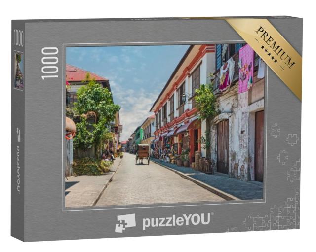 Puzzel 1000 stukjes „Centrum van Vigan, Filippijnen“