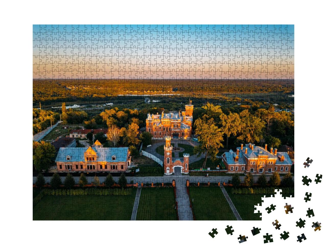 Puzzle 1000 Teile „Schloss der Prinzessin von Oldenburg, Woronesch, Russland“