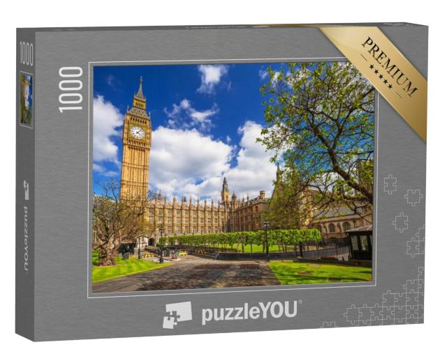 Puzzel 1000 stukjes „Big Ben en het Palace of Westminster, monumenten van Londen“