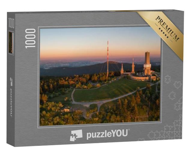 Puzzel 1000 stukjes „Großer Feldberg, hoogste punt van het Taunusgebergte in Duitsland“