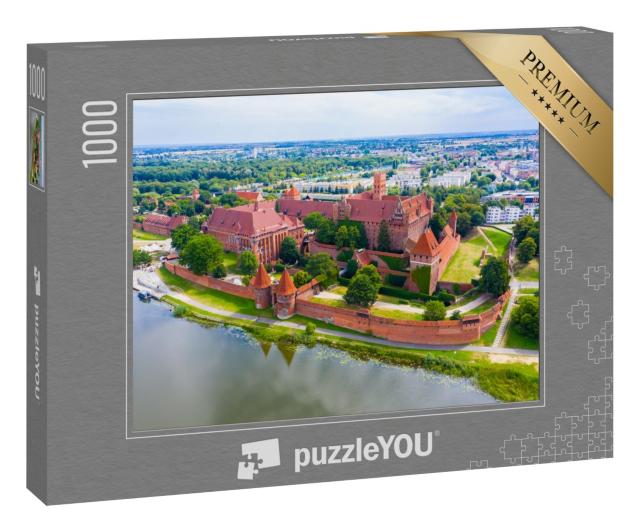 Puzzle 1000 Teile „Burg Malbork, Festung des Deutschen Ritterordens, Marienburg, Polen“