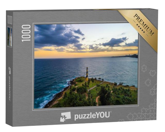 Puzzel 1000 stukjes „Vuurtoren van Santo Domingo“