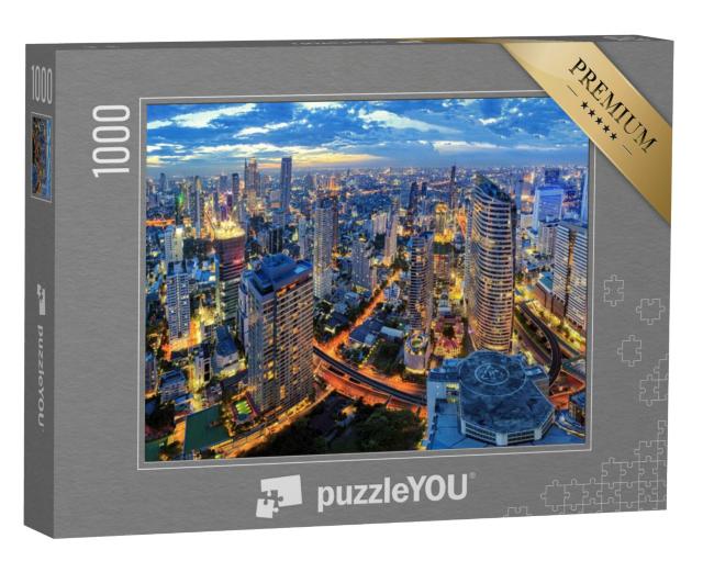 Puzzel 1000 stukjes „Stadsgezicht in het centrum van Bangkok, Thailand“