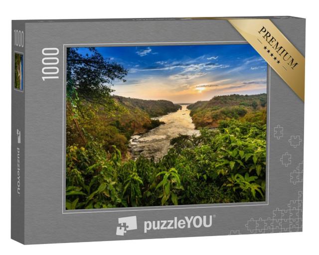 Puzzel 1000 stukjes „Nationaal park Murchison Falls, Oeganda“