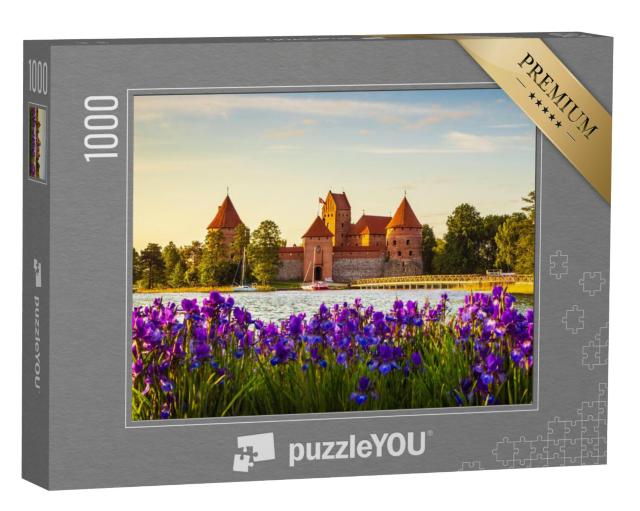 Puzzel 1000 stukjes „Kasteel Trakai, bezienswaardigheid in Litouwen“