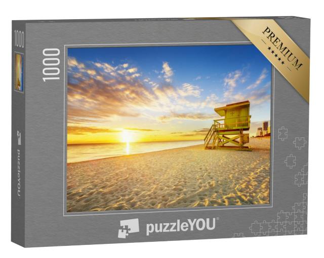 Puzzel 1000 stukjes „Zonsopgang bij South Beach, Miami, Florida“