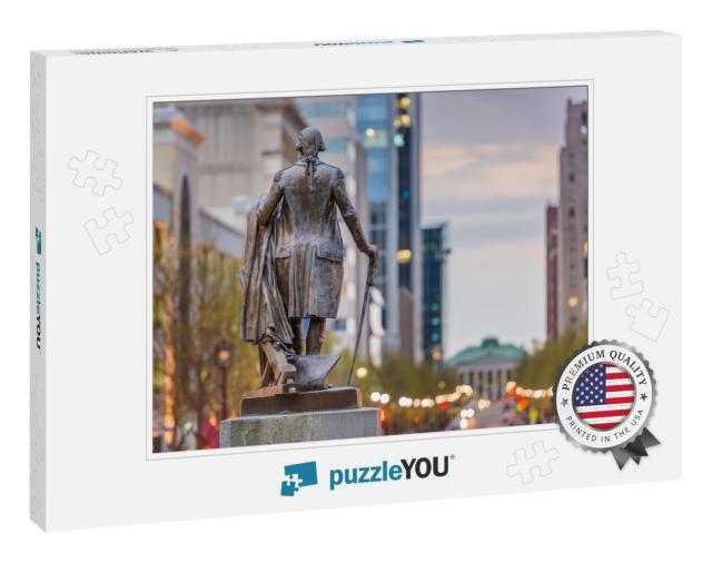 Raleigh, North Carolina, USA Downtown as Viewed from the C... Jigsaw Puzzle