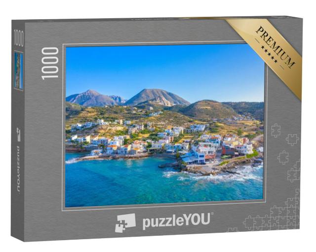 Puzzel 1000 stukjes „Klein traditioneel vissersdorp Mochlos, Kreta“