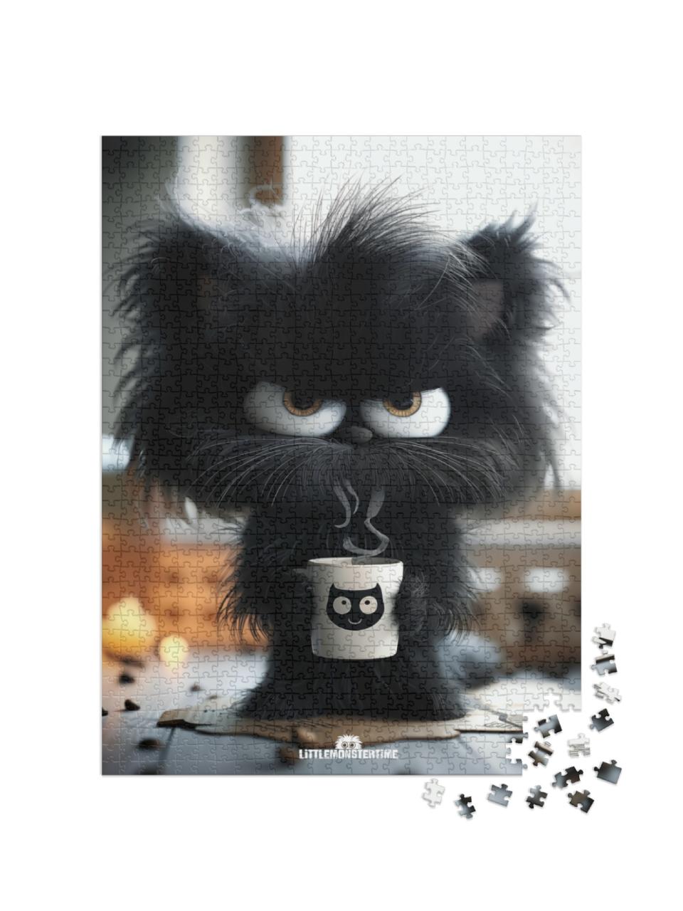 Puzzel 1000 stukjes „LITTLEMONSTERTIME: Joe“