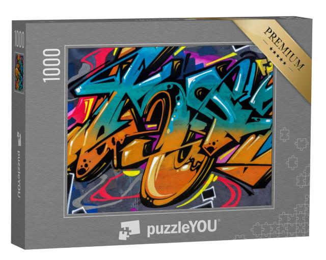 Puzzel 1000 stukjes „Street art graffiti belettering“