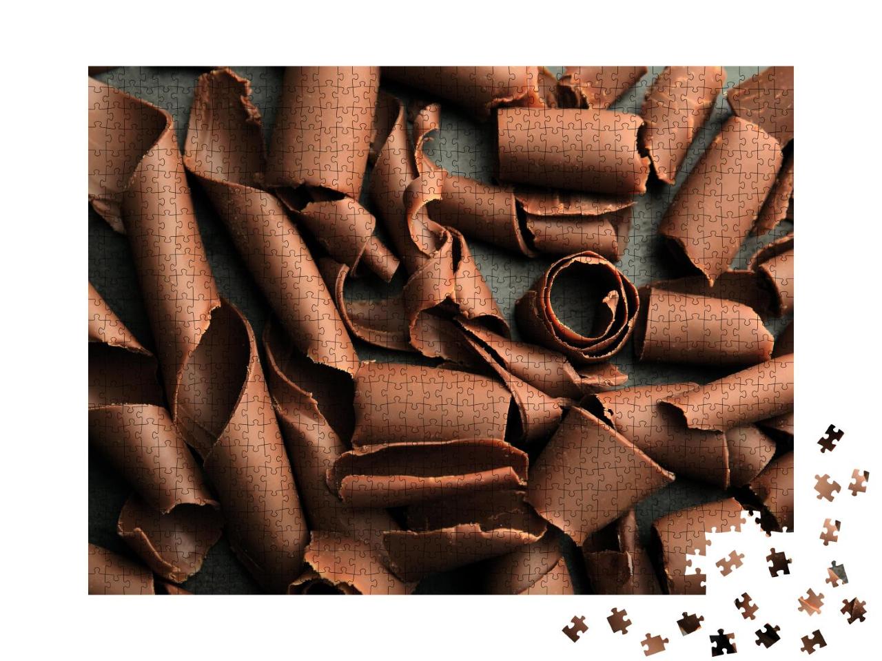 Puzzle 1000 Teile „Zarte Schokoladenlocken“