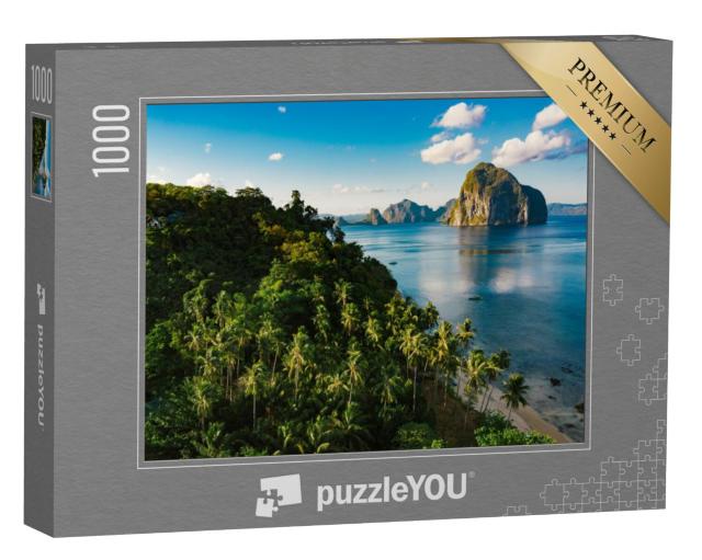 Puzzel 1000 stukjes „Las Cabanas strand, provincie Palawan, Filippijnen“