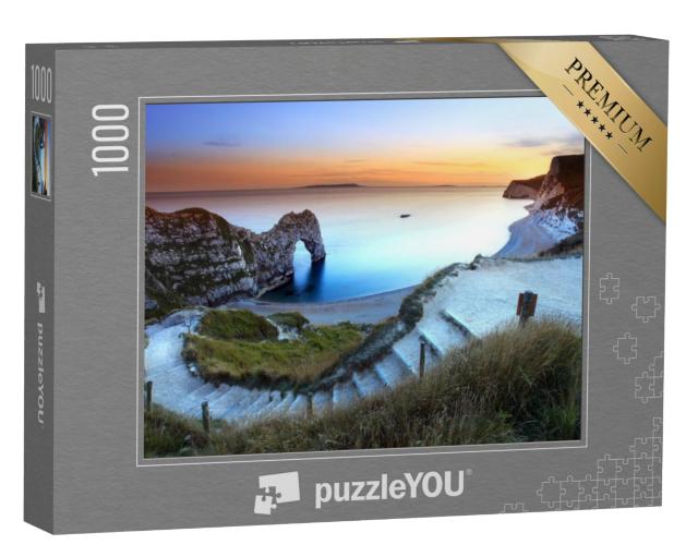 Puzzel 1000 stukjes „Zonsondergang in Dorset, Engeland“