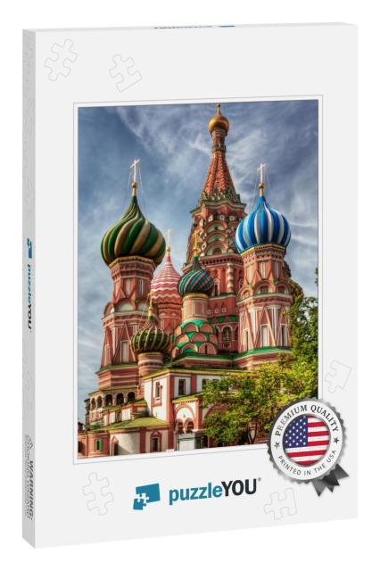 St. Basil Cathedral of the Protection of the Virgin on th... Jigsaw Puzzle