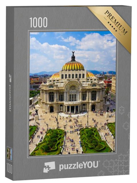 Puzzel 1000 stukjes „Luchtfoto van Mexico-stad“